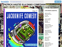 Tablet Screenshot of patrickhastie.com